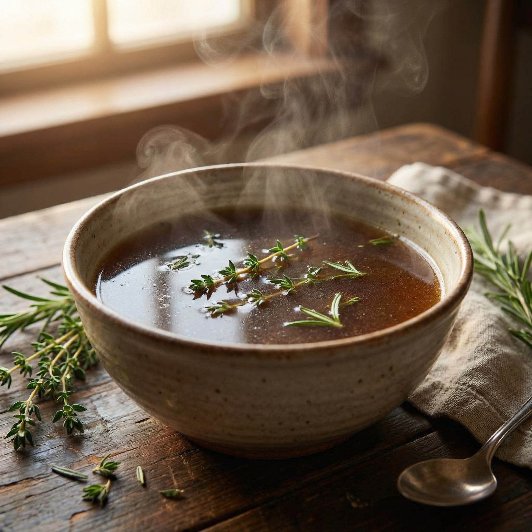 Smoked Venison Bone Broth